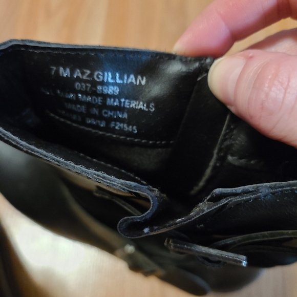 🦩 3/$30 Arizona Jean Company Black Boots - size 7 - Picture 4 of 5